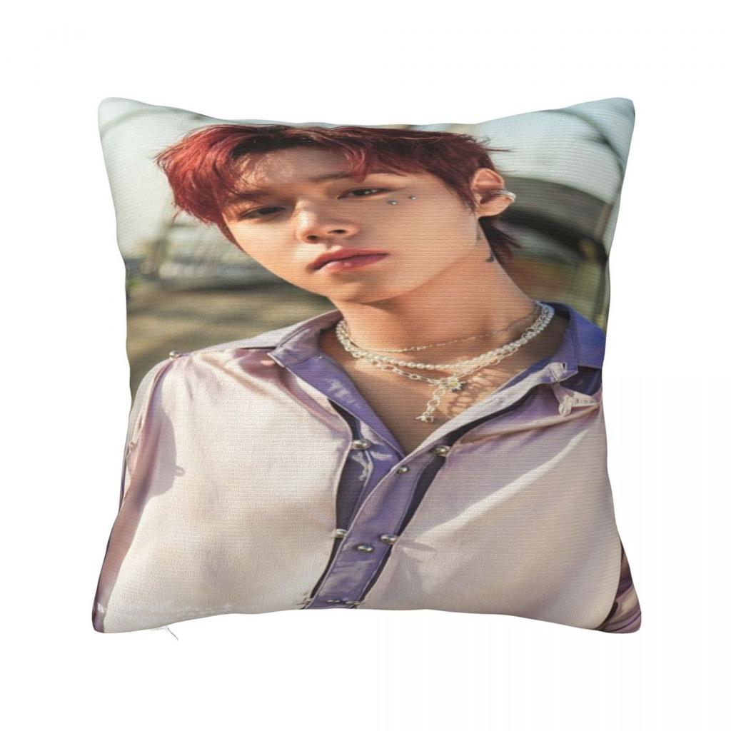 Park Ji Hoon Fan Dárková Povlak na polštář Merch Měkký Potah na polštář Povlaky na polštáře Dekorace na sedadlo S uzávěrem na zip Více velikostí