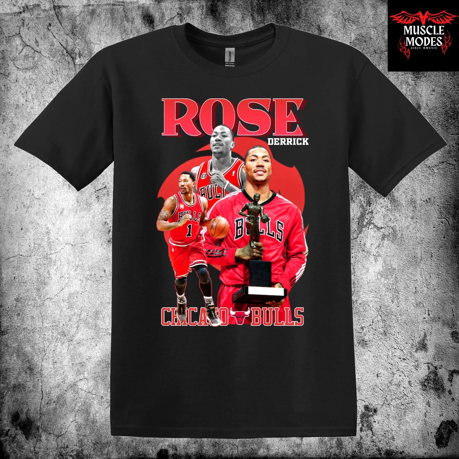 Derrick Rose NBA Legends Tribute Sports Premium Cotton Unisex T-Shirt M