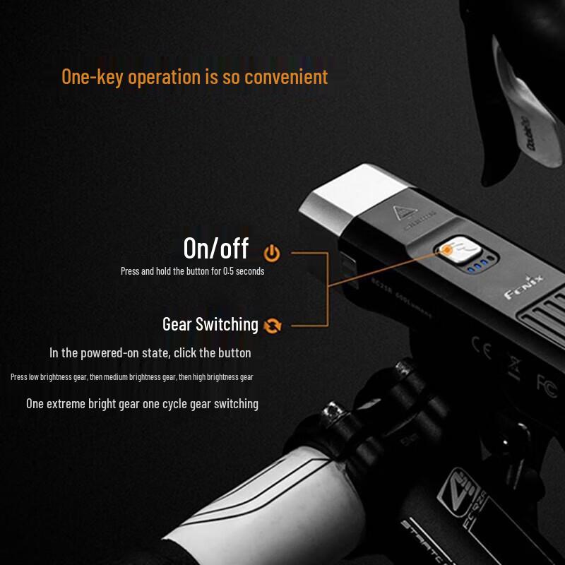Fenix BC25R Rechargeable Bicycle Light