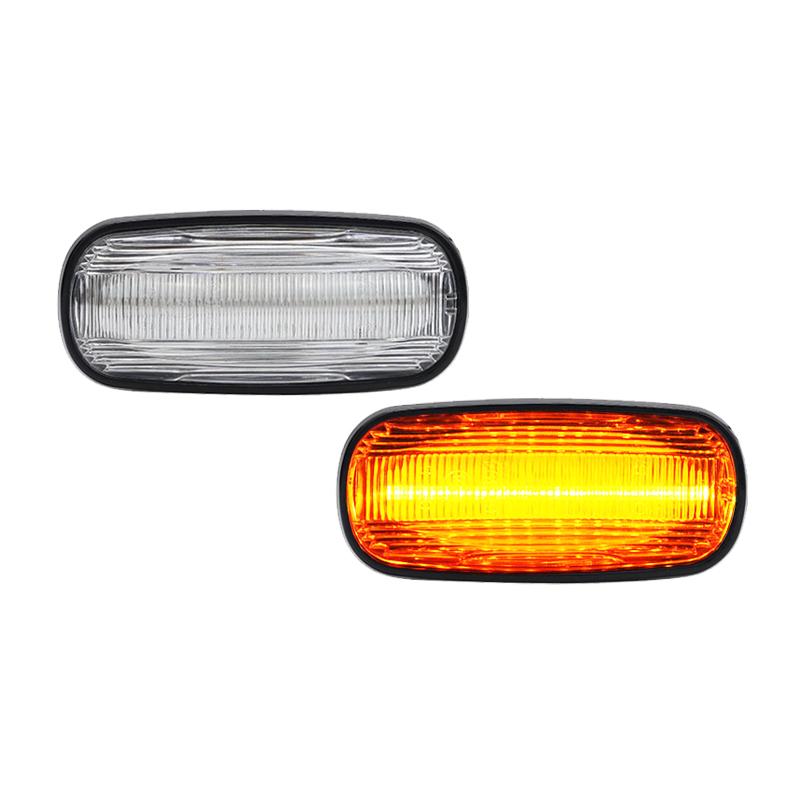 

Clear Lens Dynamic LED Side Marker Lamp Assembly For Land Rover Defender TD5 Freelander Discovery2 Blinker Turn Signal Light