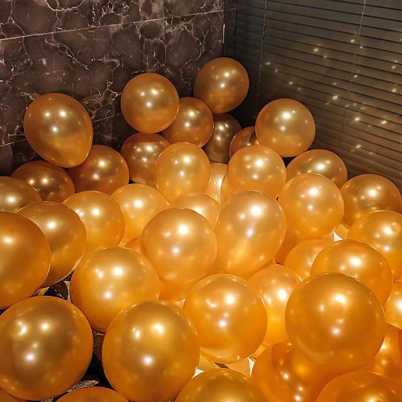 Zahušťuje 10050kslot Narozeninové Balónky Perlový Latex Cukrová Barva Kulaté Balónky Svatba Párty Dekorace Balónky Dětské Hračky