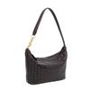 Handmade Women's Soft Leather Woven Shoulder Bag