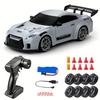 1/24 RC Drift Cars High Speed Vehicle Mustang 4WD Remote Control Racing Car Toy Boys Competition Race Car Gift Replaceable Tire