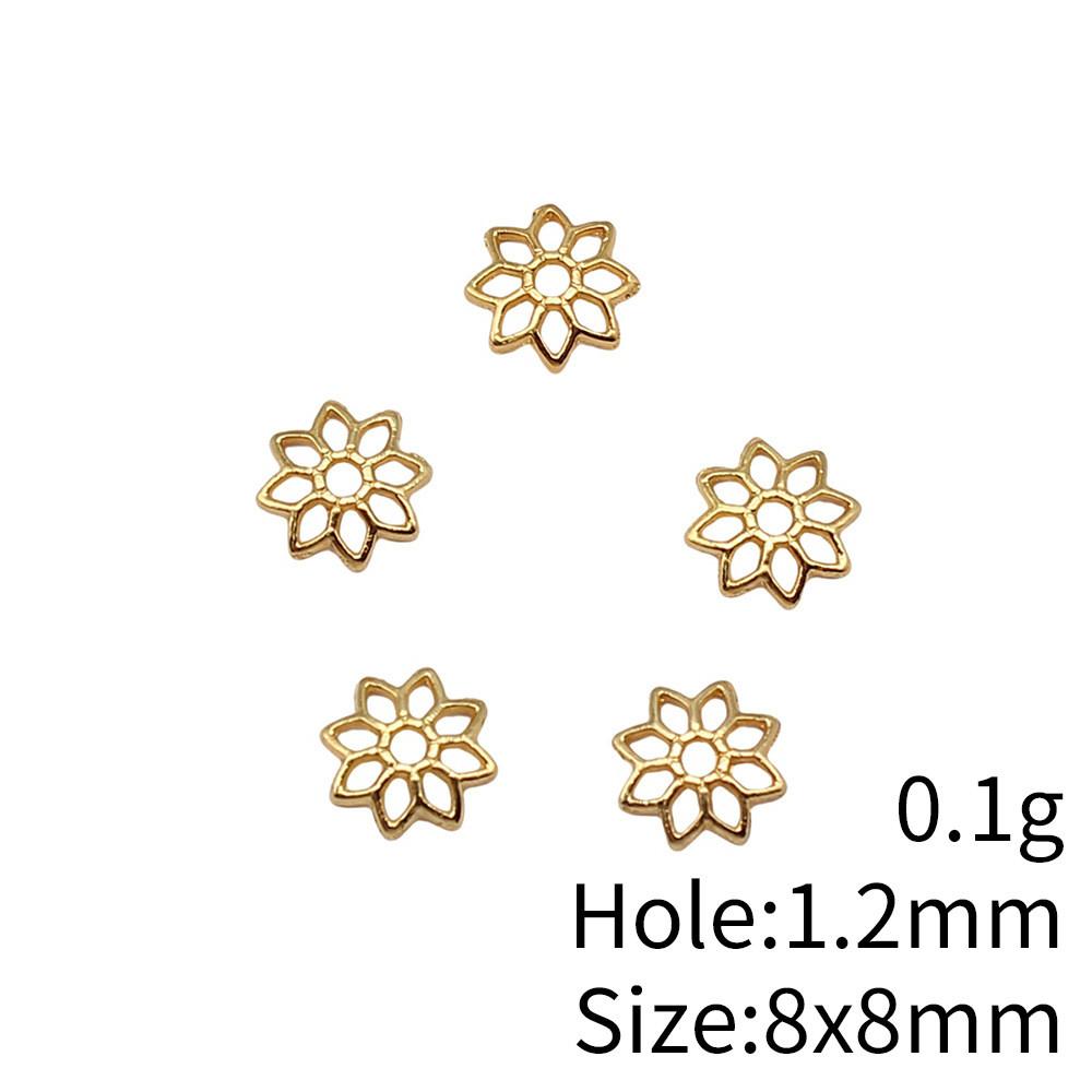 New Year's Day Jewelry Findings And Components Mini Torus Spacer Beads Accessories Parts Art Supplies Accessories Accessories