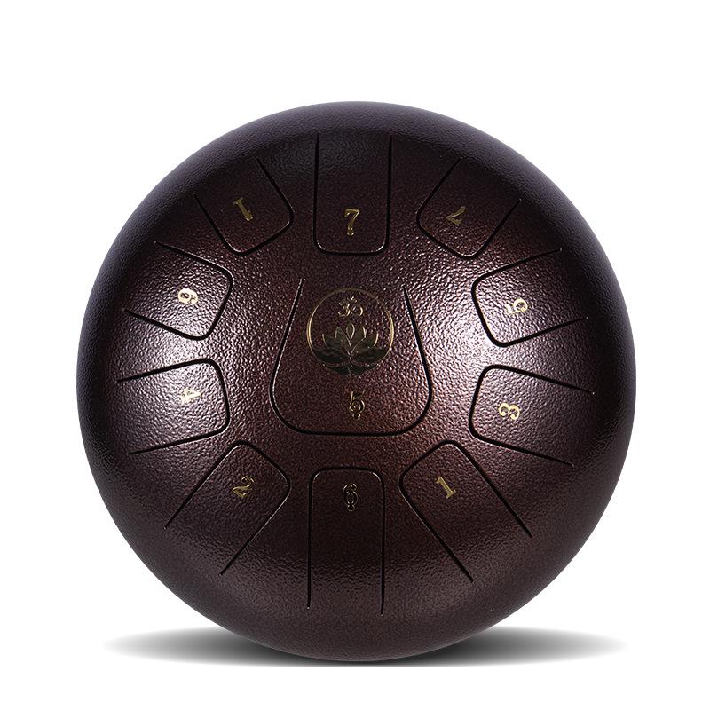 Éterický ocelový jazykový buben - 6/8/10/12/13/14 palcový Handpan perkusní nástroj.