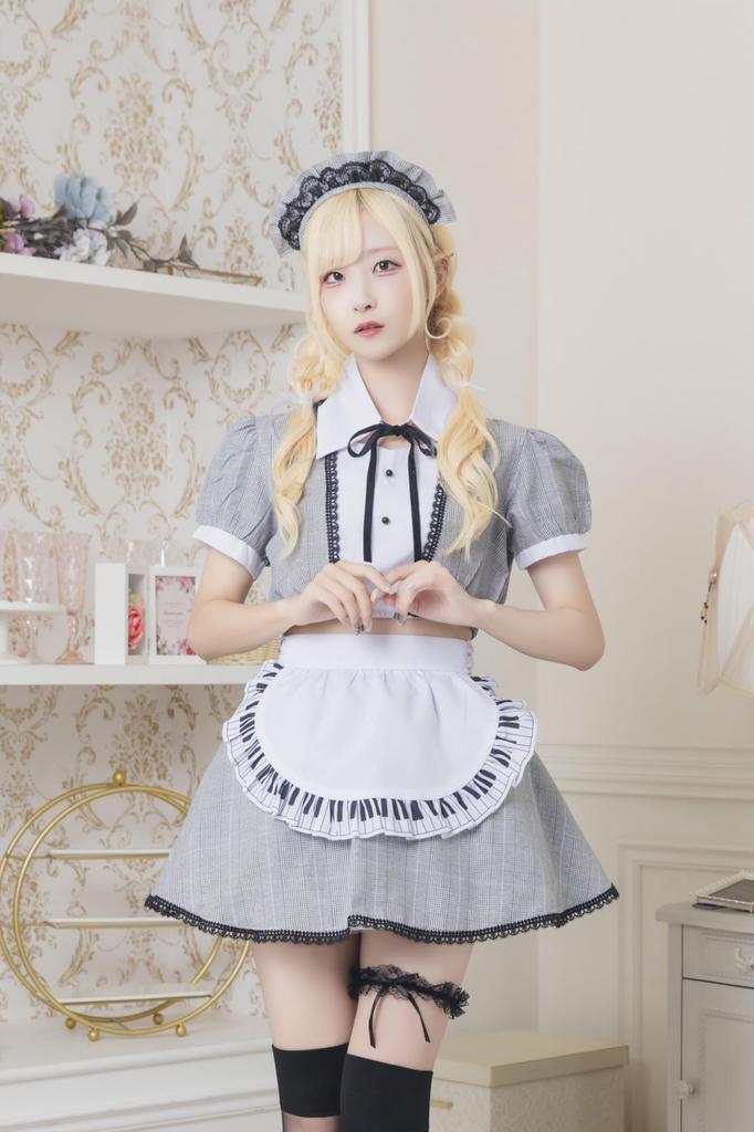 Clearstone Lyrical Palette Cosplay Halloween Pianoforte Maid JamsCollection Damen Schwarz