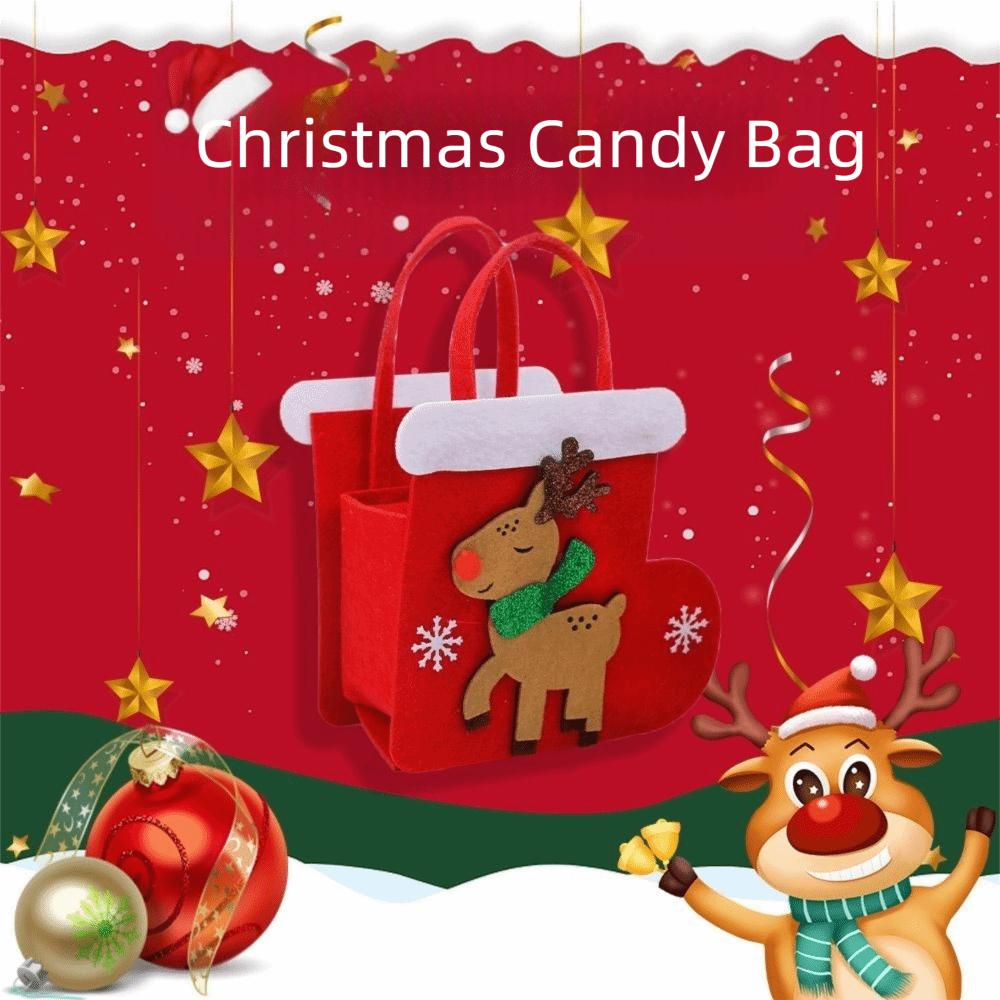 Decorative Hanging Ornaments Christmas Bag Handheld Portable Exquisite Craftsmanship Christmas Gift Bag Cute Style