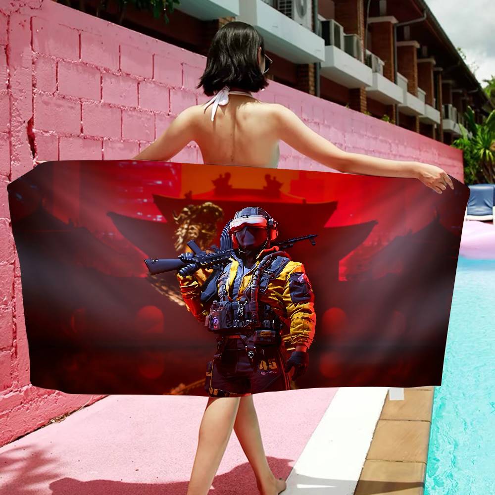 Game A-ARC R-Raiders Microfiber Printed Beach Towel Mountain Climbing Yoga Beach Swimming Running Absorbent Soft Towel