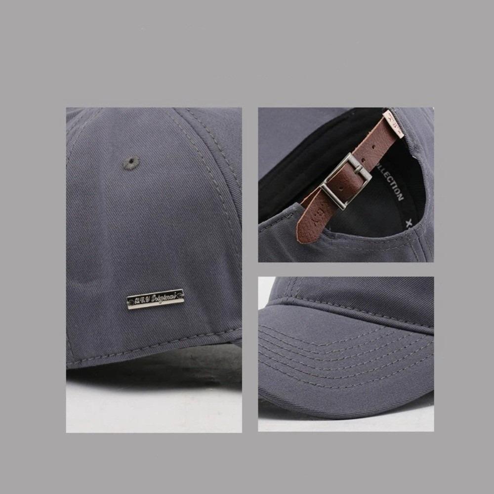 Adjustable Baseball Caps Solid Color Sports Cap Simple Sun Hat  Women