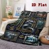 Oceanic Serpent Gallery 2D Flat Pattern Flannel Blanket, High quality All Seasons, Home Decor, Warmth and Comfort, Perfect for Christmas Gifts.