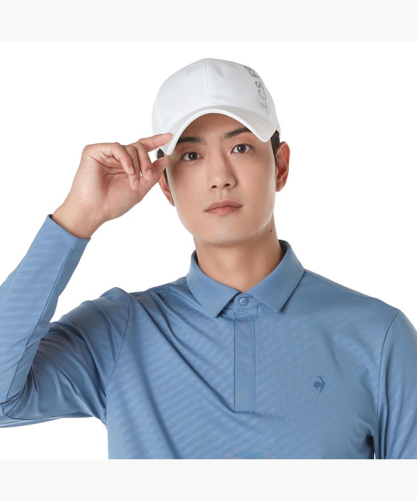 LECOQ GOLF Men'S Silver Lettering Point Cap (Gp321Mcp91)