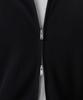 MUSINSA STANDARD Cotton High-Neck Zip-Up [Black]