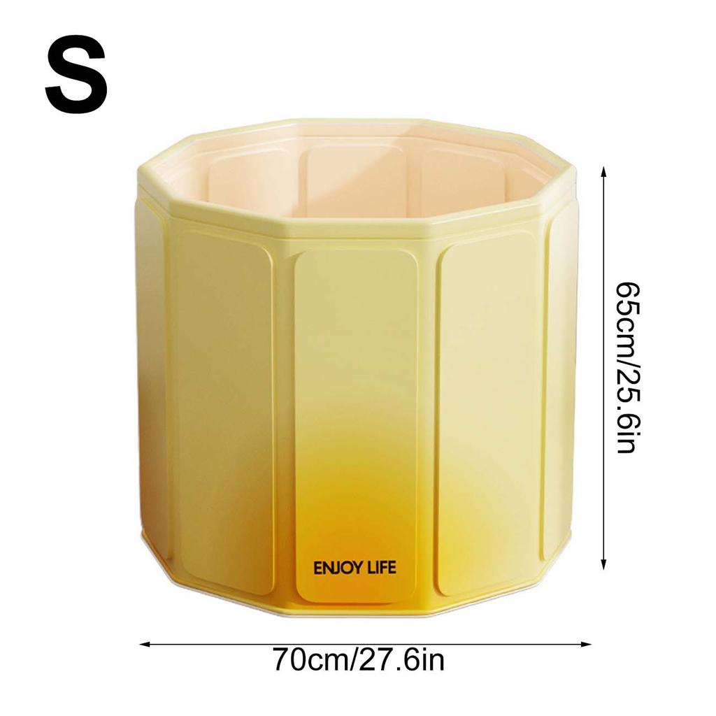 1PC Portable Foldable Bathtub for Adults, Large Deep Soaking Tub, Space-Saving Collapsible Bath Bucket for Indoor Outdoor Use