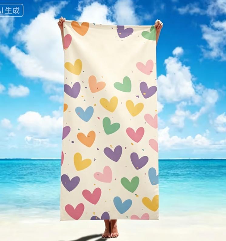 Beach Towel Design Microfiber Beach Towel Thin Absorbent for Beach Swimming Yoga Bath Sports
