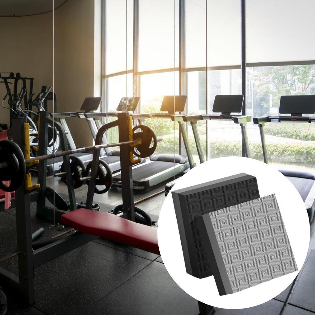 2Pcs Weightlifting Crash Drop Pads Deadlift Weight Cushion Shock Absorbing Floor Protection Silence