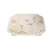 Absorbent Coffee Bar Mat for Espresso Machine, Floral Bird Pattern Non-slip Dish Drying Mat, Diatom Mud Quick Dry Mat for Kitchen Sink Countertop