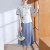 XUEXI Elegant New Chinese Style Summer Dress