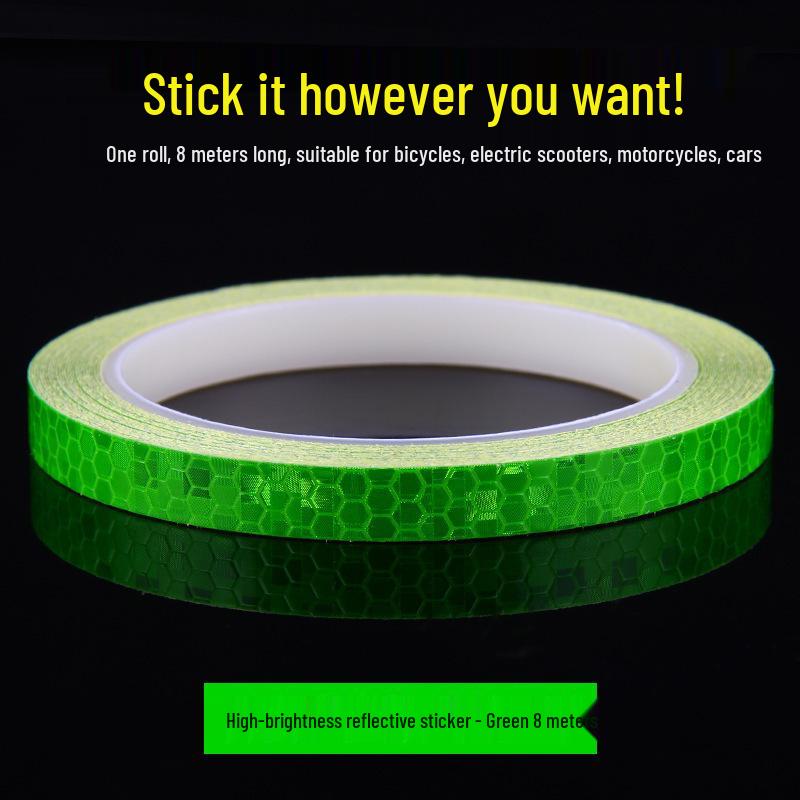 Reflective Luminous Stickers for Bikes and Motorcycles Wheels