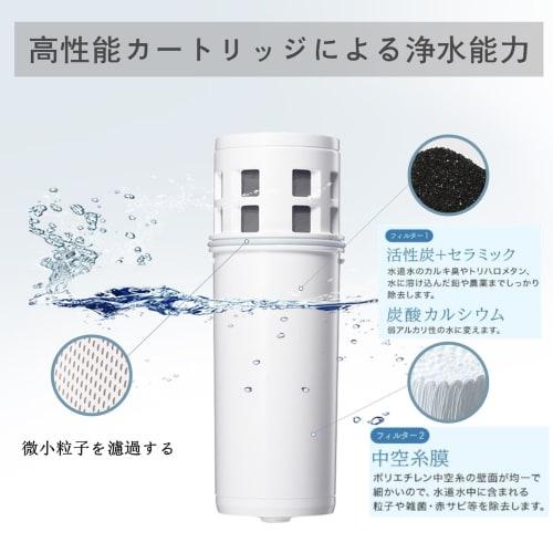 Replacement Cartridges for CPC7W Jug-Type Water Purifier (Set of 2) - CPC7W-NW Alkaline Series, Removes PFAS, PFOS, PFOA, and Fluorocarbons (Non-Genui