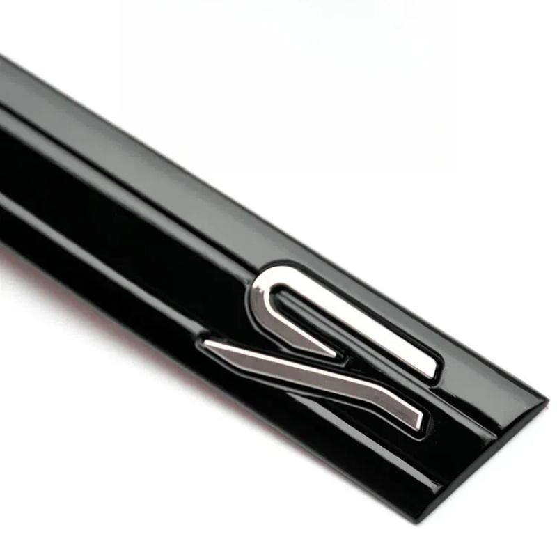 Bil R Sidoemblem Klistermärke Självhäftande ABS Exteriör Märke Exteriör Klistermärke för Golf 8 Karosspanel Styling