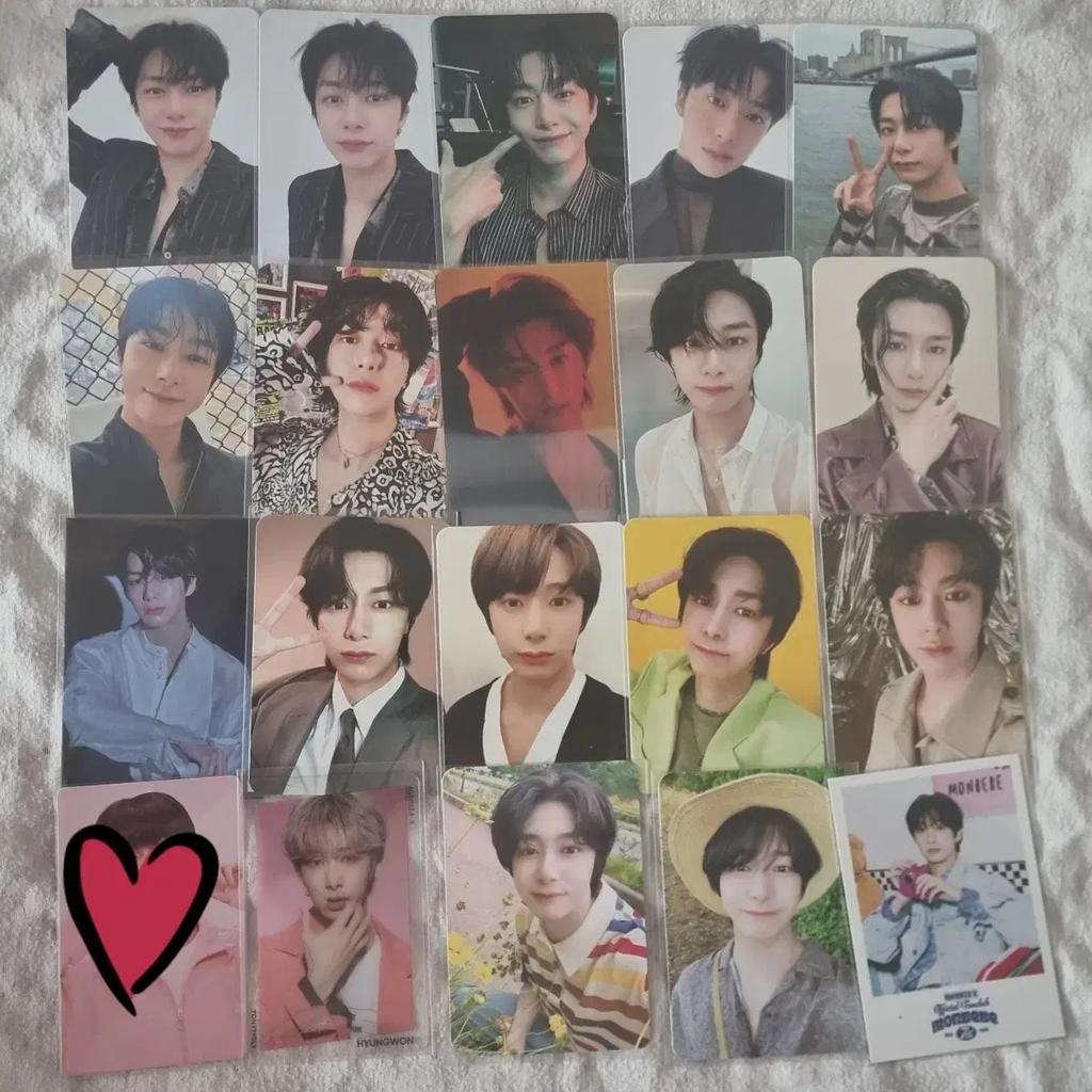 MONSTA X Hyungwon Photocard Used