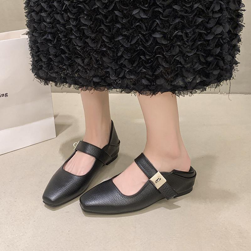 Fashion Women's Fashion Women Flats Shallow Mouth Autumn Pointed Toe Loafers Ballerinas Fall Leopard Retro Dress Shoes Zapatos De Mujer