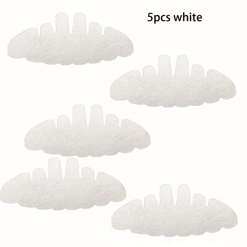 

[Впитывающие накладки] Подкладка от пота для бейсболки | 5 шт. впитывающих накладок | для спортивной кепки, широкополой шляпы, наружной каски, налобная повязка от пота 5pcs белый