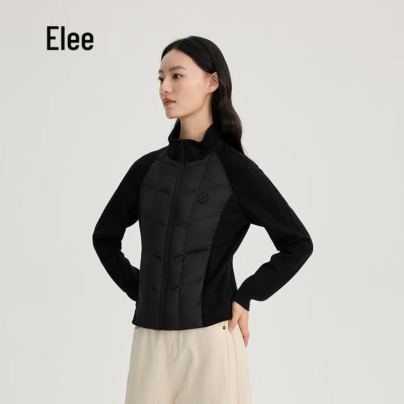 Aiyilai Women's Lightweight Slim-Fit Duck Down Jacket with Stand Collar