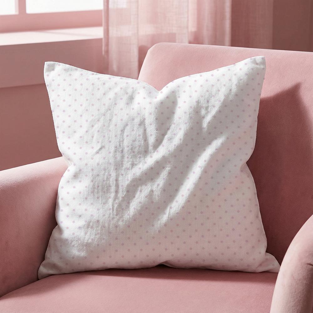 Polka Dots Cushion Cover MultiScene Pillow Cover for Home  Car  Reversible Soft  Durable for Daily Use