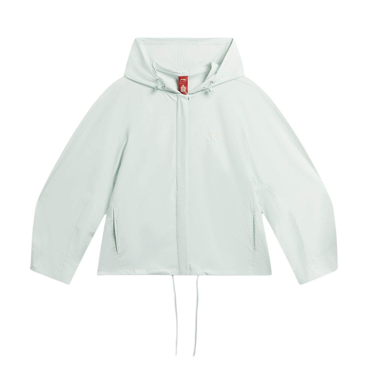 

Li-Ning Sports Lifestyle Series Zipper Solid Color Versatile Hooded Windbreaker Women outerwear AFDW570-3 S