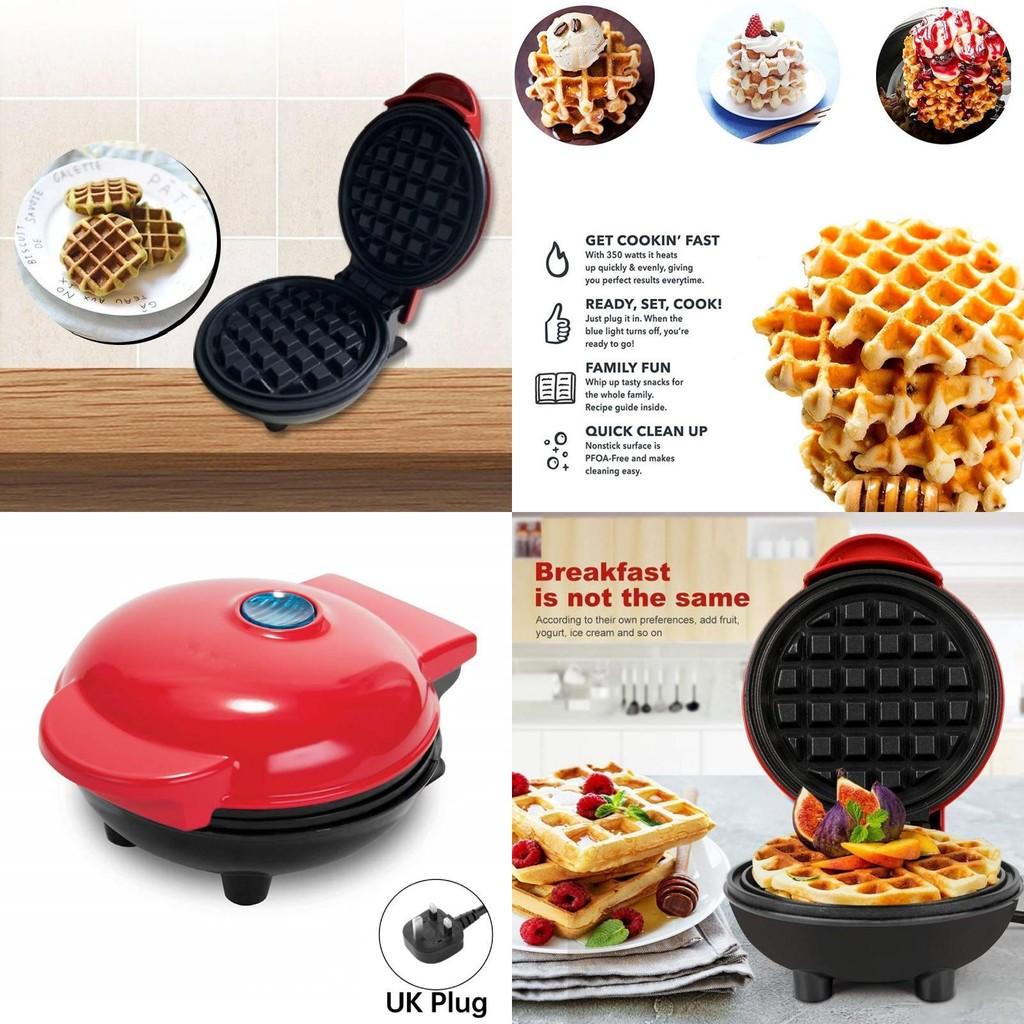 Mini Waffeleisen Antihaft Kompakt Heimgebrauch Kinder Backgerät Mit Logo Zum Frühstückskochen