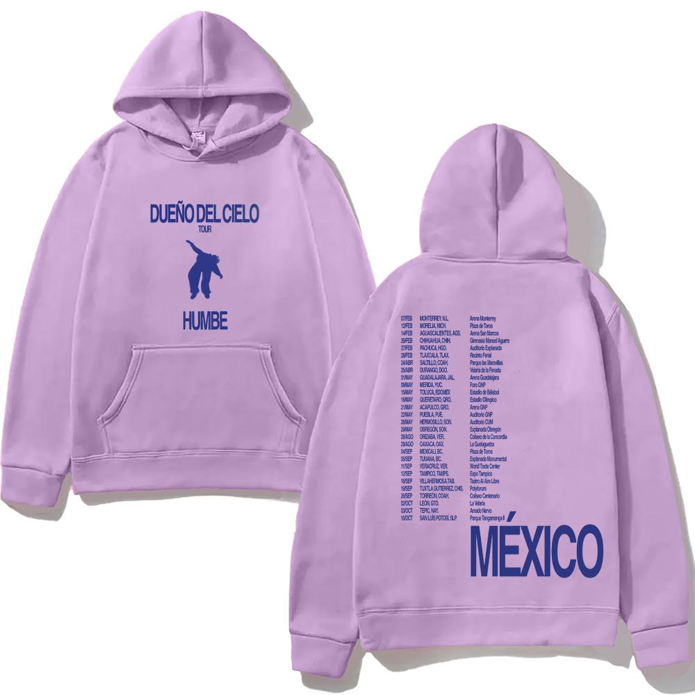DUENO DEL CIELO tour 2026NEW Hooded Humbe AutumnWinter Aesthetic Sweatshirt with Hooded Fleece Clothes Sudaderas Casual Hoody