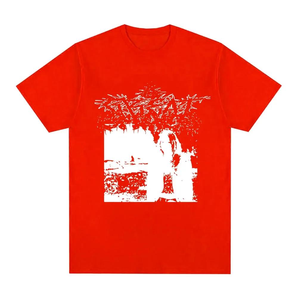 Ken Carson A Great Chaos Album T-shirt Herr Dam Sommar 100% Bomull Casual Överdimensionerade T-shirts Gotisk Opium Kortärmad T-shirt