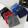 Männer Slip Brief Niedrige Taille Alphabet Bund Stretch Close Fit Sexy Nahtlose Höschen Unterhose Unterwäsche für Wohnzimmer