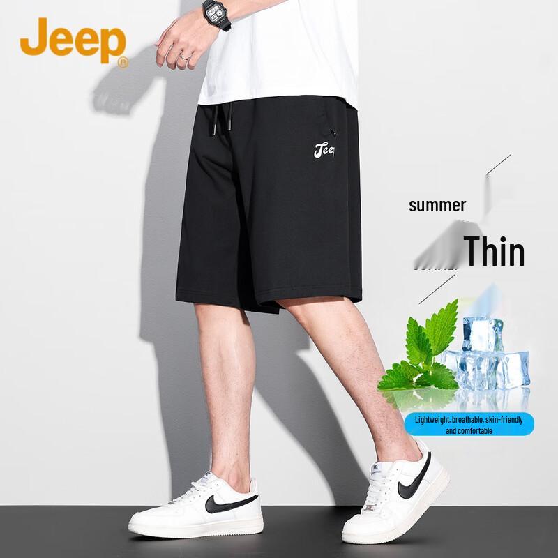 

JEEP Men s Breathable Summer Casual Sport Shorts L