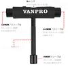 Vanpro Skateboard Versatile and Skateboard Maintenance Kit with Allen Wrench and Phillips Screwdriver All-in-One Tool, Portable, Multi-Function