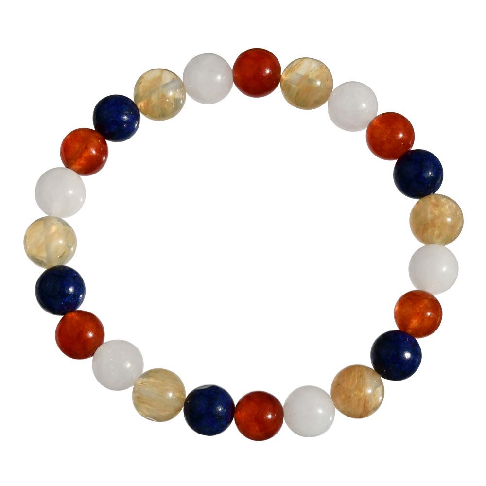 2024 Fashion Colorful Agate & Jade Crystal Bracelet - Valentine's Day Gift for Women