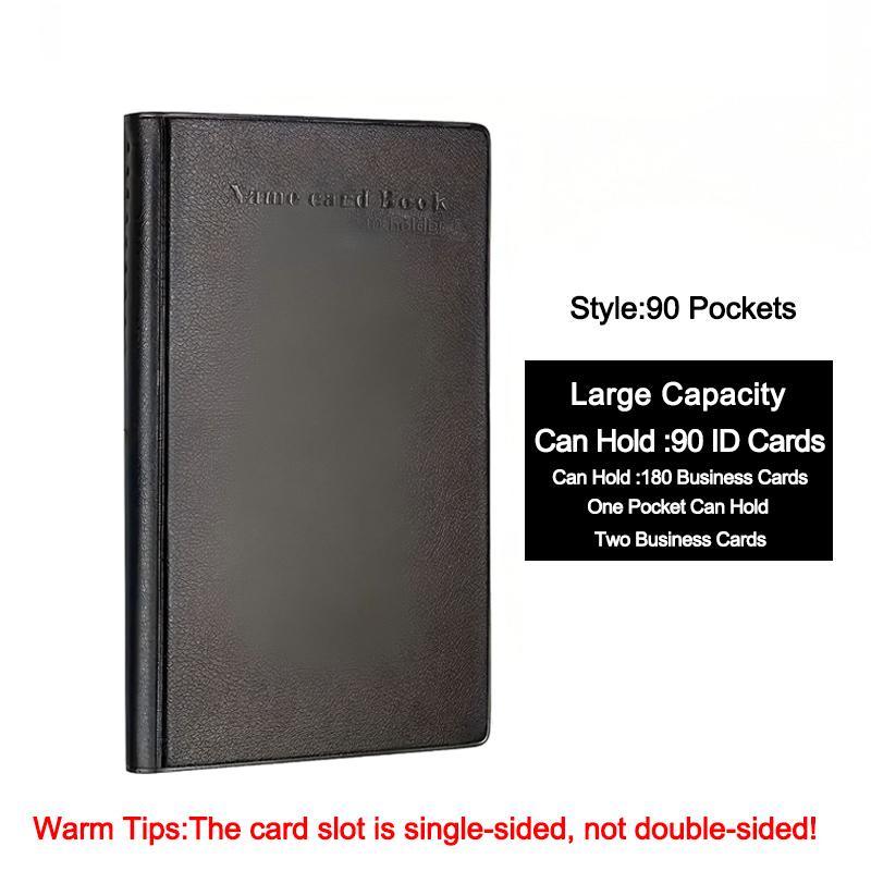 60/90/120/150 Pocket ID Credit Card Holder Business Card Holder Book Case Organizer Name Card Book Holder Card Case Cards Album