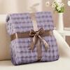 Ruikasi Flannel Blanket 130 × 150 Gray For Winter Home