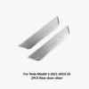 Stainless Steel Door Welcome Pedals for Tesla Model Y Juniper Model 3 2025+ Sill Protector Bars Cover Interior Car Accessories