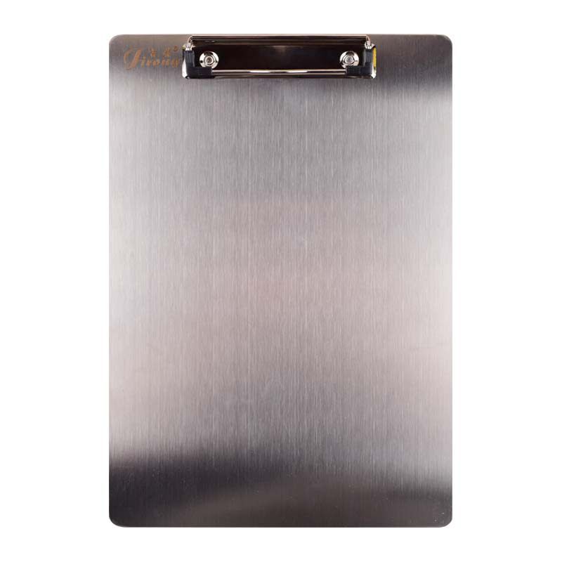 A4 Stainless Steel File Folder Thickness 1 Mma5 Stainless Steel Board Clamp Writing Board Document Board Bill Menu Plywood