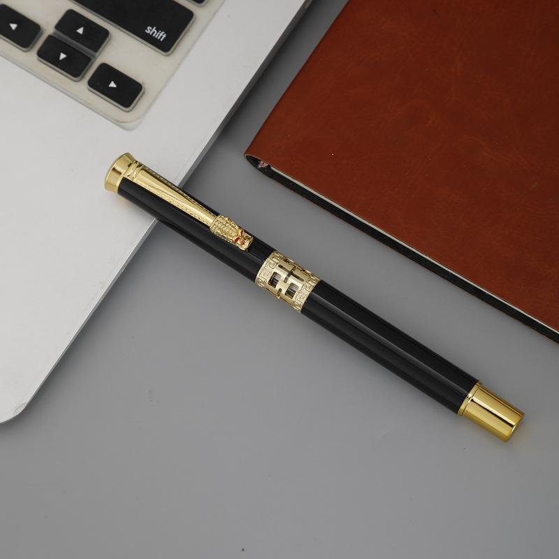 Luxury High-quality Hollow Out Creative Design Ballpoint Pen, Daily Writing Business Signature Pen