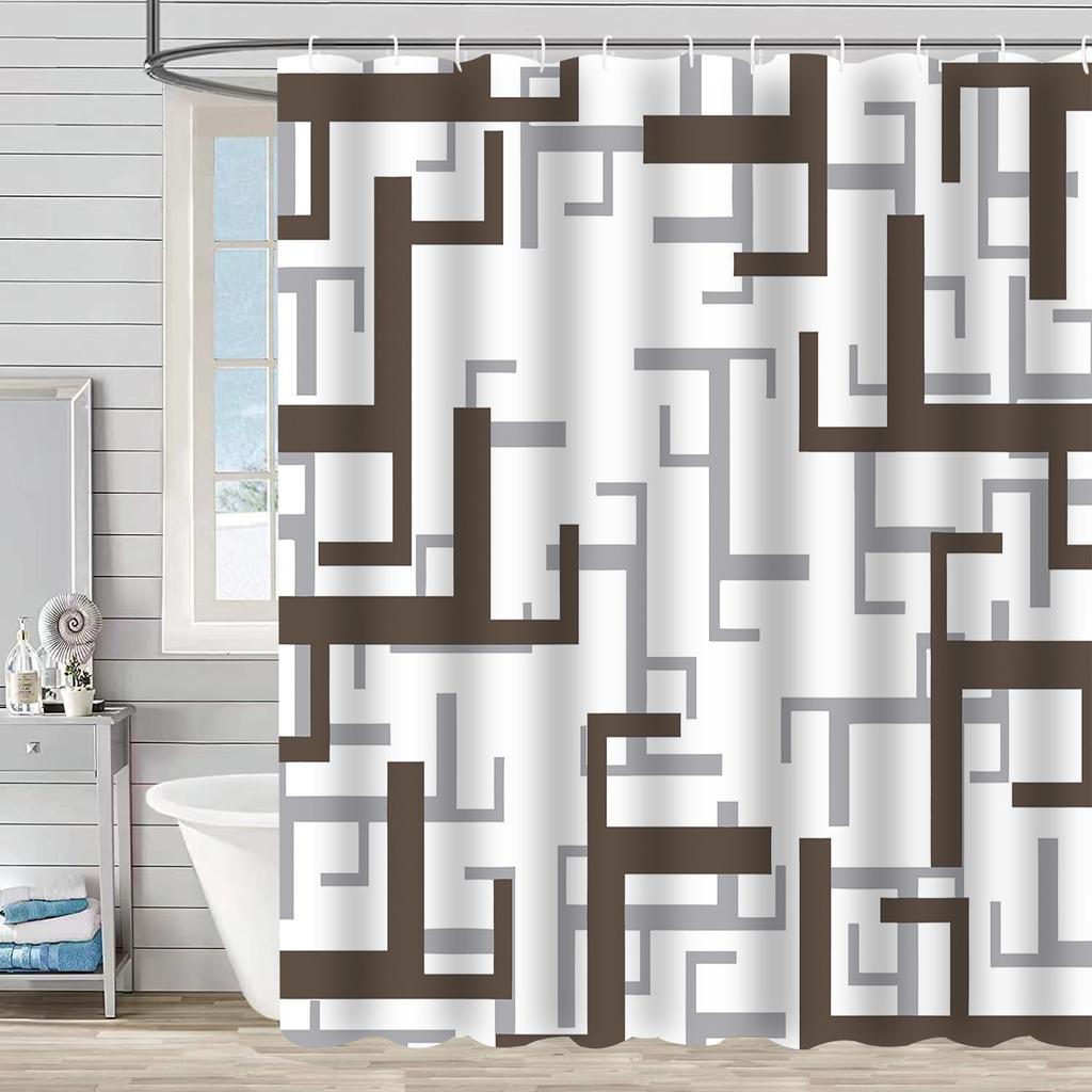 JINRUN Bathroom Thickened Waterproof Curtain Mildew Proof Shower Curtain Shower Partition Curtain Shower Curtain Bathroom Curtain Free Perforation
