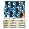 Sesames Streets Cartoon Blanket Warm Soft Fashion Plush Throw Blanket For Living Room Camping Flannel Bedspread Bed Cover