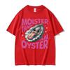 Moister Than An Oyster Humor T Shirt Vintage Funny Meme Graphic Tshirt Unisex Women Cool Fashion Casual Cotton High Quality Tshirt