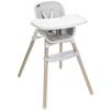 Baby High Chair - - Zest Plus - Lightweight - Compact - Wooden Grey