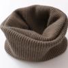 Autumn and Winter Scarf Unisex Warm Thickened Soft Neck Cover Versatile Fake Collar Windproof Knitted Pullover Scarf