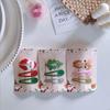 3pc Cute Christmas Santa Claus Glitter BB Hair Side Clips Hairpin for Girls Women Child Holiday Party Gift Hair Accessories