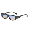SO&EI Retro Small Square Metal Decoration Sunglasses Women Fashion Green Pink Trending Men Cat Eye Sun Glasses Shades UV400
