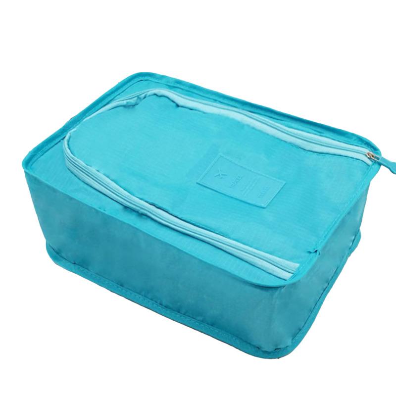 Portable Folding Shoes Storage Bag Multifunctional Waterproof Travel Sneaker Shoes Bag Pouch Organizer Handheld Case 6 Colors